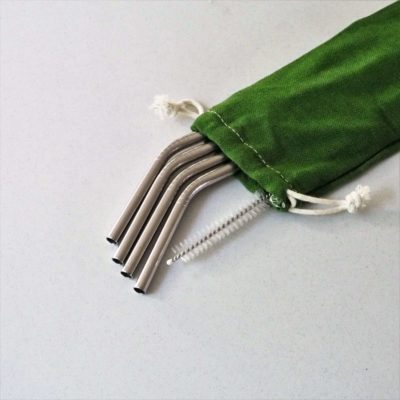 stainless steel straw set