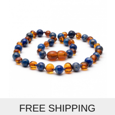 amber teething necklace for babies