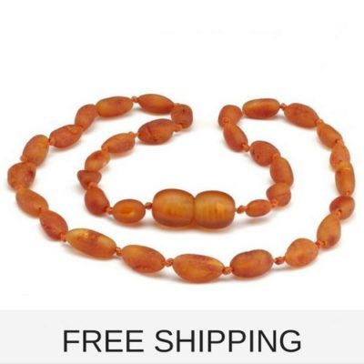 raw amber necklace kids