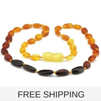 Baby amber necklace